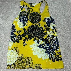 Cabi Bali floral silk & viscose tank